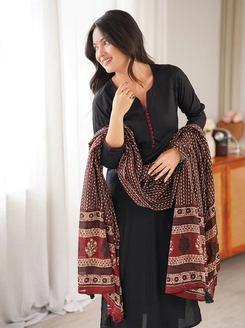 KURTA  SET BLACK